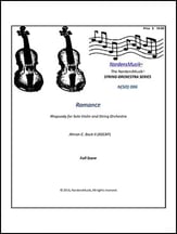 Romance Orchestra sheet music cover